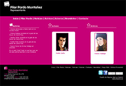 Diseño de Página Web de Pilar Pardo como Freelance en Madrid